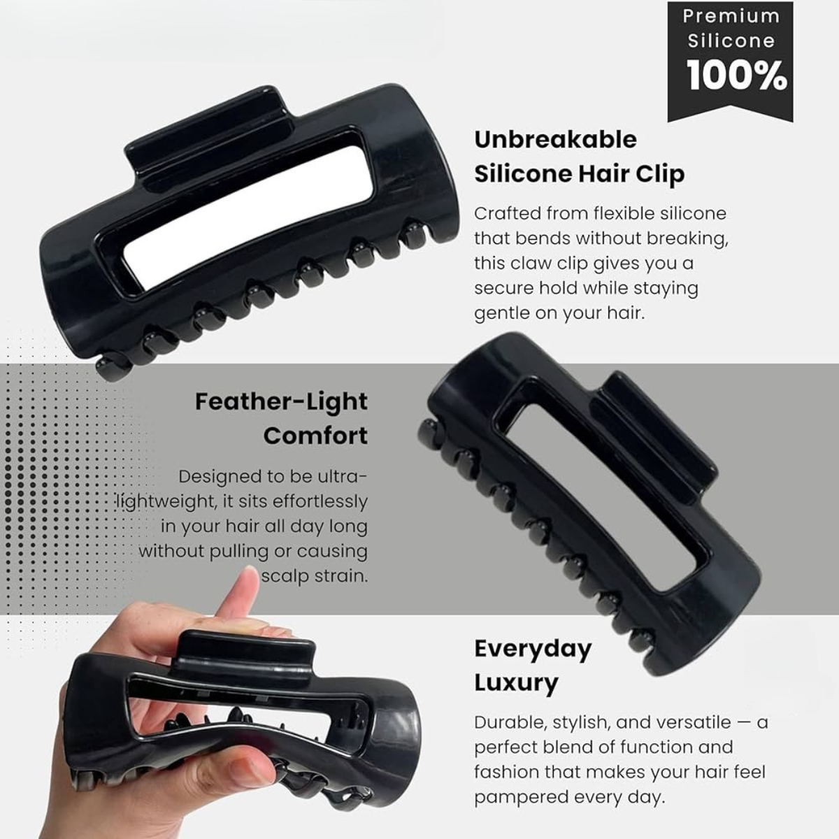 Silicon Hair Clip